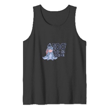 Discover Disney Winnie The Pooh Eeyore 100Th Day Of School Eye Cover Tank Tops
