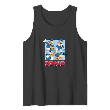 Discover Disney - Donald Duck Grid Tank Tops