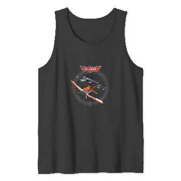 Discover Disney Planes Dusty Crophopper With Bravo And Echo Tank Tops