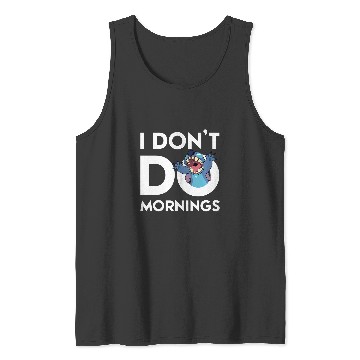Discover Disney Stitch Don'T Do Mornings Tank Tops