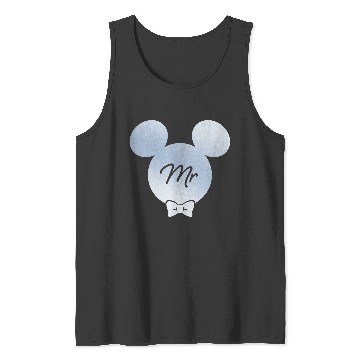 Discover Disneyss Wedding Matching Mickey Bow Tie Husband Groom Mr Tank Tops