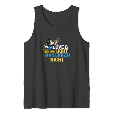 Discover Disney Mickey Mouse Love & Light Happy Hanukkah Tank Tops