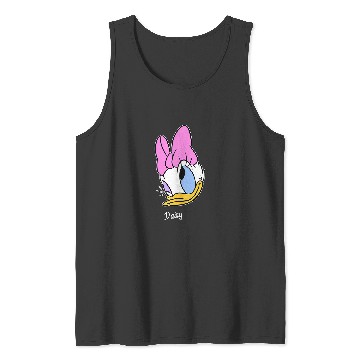 Discover disney mickey and friends daisy big face Tank Tops