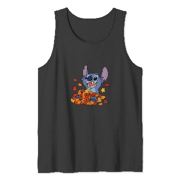 Discover Disney Lilo Stitch Autumn Leaves Stitch Tank Tops
