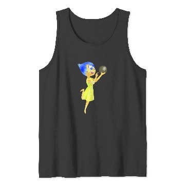 Discover Womens Disney Pixar Inside Out Joy Grabbing A Memory Cute Retro V-Neck Tank Tops