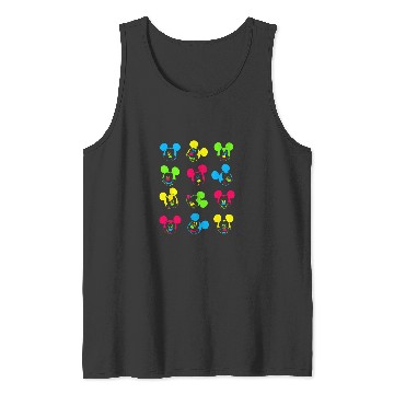 Discover Disney Neon Mickey Mouse Tank Tops