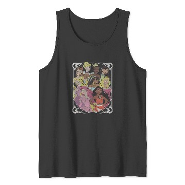 Discover Disney Princess Royal Framed Group Portrait  T-S Tank Tops