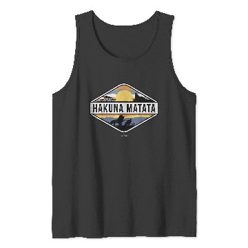 Discover Disneyss Lion King Hakuna Matata Sunset Graphic Tank Tops