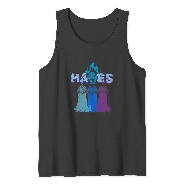 Discover Disney Villains Hades Multicolor Evil Shot Distressed Tank Tops