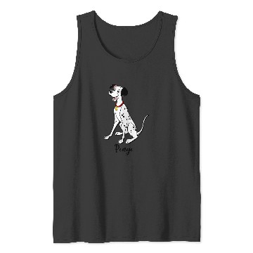 Discover Disneyss 101 Dalmatians Pongo Portrait Tank Tops