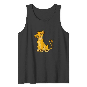 Discover Disney The Lion King Young Simba Sitting Up Tank Tops
