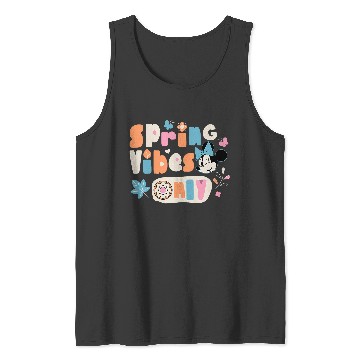 Discover Disney Minnie Mouse Spring Vibes Only Springtime Tank Tops