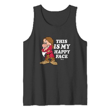 Discover Disneyss Princess Snow White Grumpy Happy Faces Tank Tops