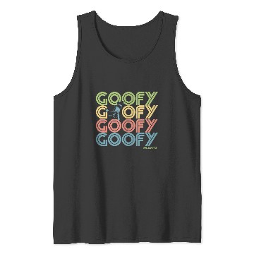 Discover Disney Goofy Retro Name Stack Tank Tops