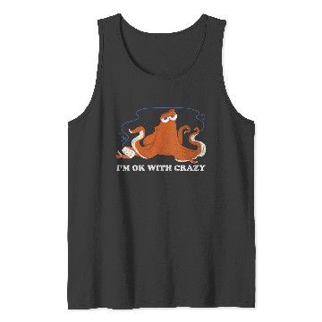 Discover Disneyss Pixars Finding Dory Hank Ok With Crazyss Bold Logo Tank Tops