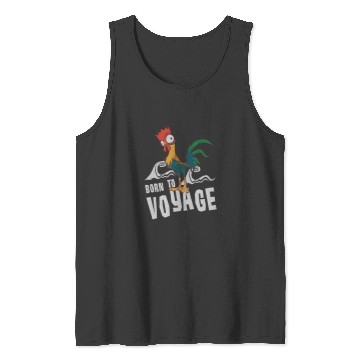 Discover Disney Moana Hei Hei Rooster Born To Voyage Chest Portrait Tank Tops
