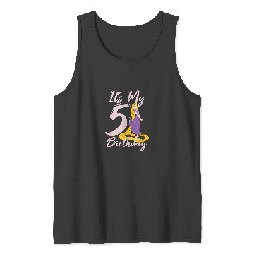 Discover Disney Tangled Rapunzel Its My Fifth Birthday Tank Tops