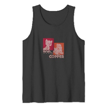Discover Disney The Fox and the Hound Tod Copper Retro Tank Tops
