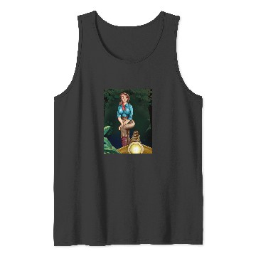 Discover Lily Houghton Fictional Character Drawing from Disneys jungless Cruise Long Tank Tops