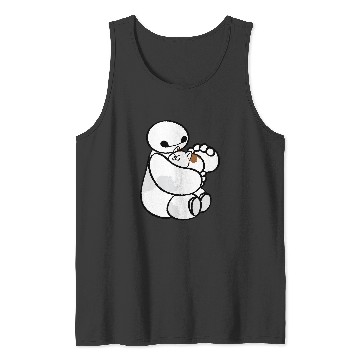 Discover Disney Big Hero 6 Baymax Cat Cute Portrait Tank Tops