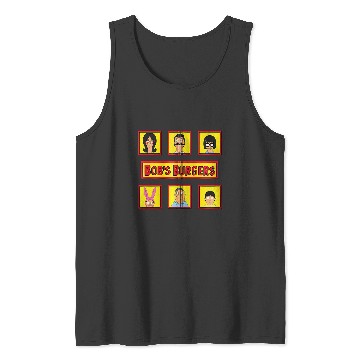 Discover bobs burgers belcher squares zip Tank Tops