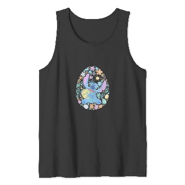 Discover Disney Lilo Stitch Easter Egg Flowers Spring Pas Tank Tops