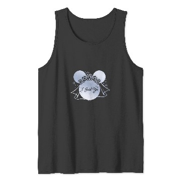 Discover Disney I Said Yes Proposal Engagement Bridal Veil Minnie Tank Tops
