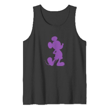 Discover Disney Mickey Mouse Pride Classic Pose Purple Icon Fill Tank Tops