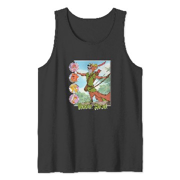Discover Disney Robin Hood Classic Disney Film Retro Tank Tops
