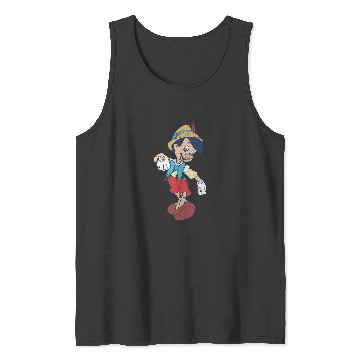 Discover Disney Pinocchio Vintage Portrait Tank Tops