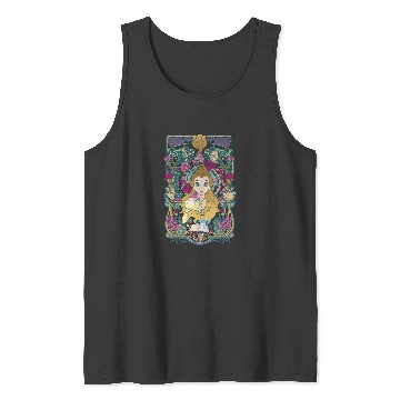 Discover Disney Beauty And The Beast Belle Surrounded Graphic Tank Tops