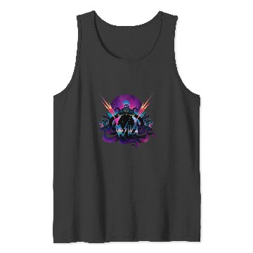 Discover Disney Villains Ursula 90s Rock Band Neon Tank Tops