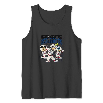 Discover Disney Mickey Goofy Donald Space Explorers Tank Tops