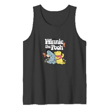 Discover Disney Winnie The Pooh - Retro Eeyore And Pooh Tank Tops