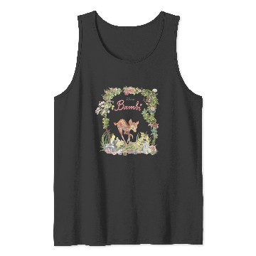 Discover Disney Bambi Floral Portrait Tank Tops