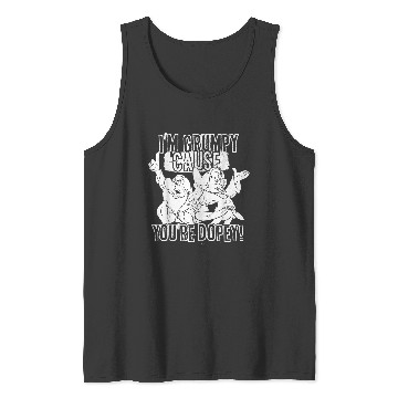 Discover Disneyss Snow White Grumpy Cause You're Dopey Graphic Tank Tops