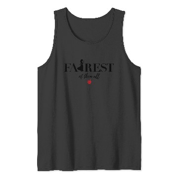 Discover Disneyss Snow White Fairest Silhouette Text Graphic Tank Tops