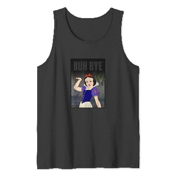 Discover Disneyss Snow White Buh Bye Poster Graphic Tank Tops