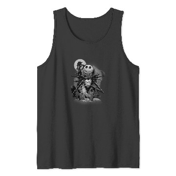 Discover Disneyss Nightmare Before Christmas Jack Night Scene Tank Tops