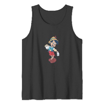 Discover Disney Pinocchio Vintage Portrait Tank Tops