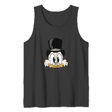 Discover Disney Ducktales Scrooge Mcduck Big Face Tank Tops