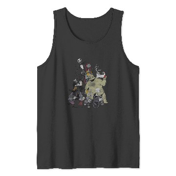 Discover Disneyss Nightmare Before Christmas Group Portrait Tank Tops