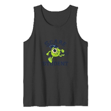 Discover Disney Pixar Monsters University Scare Student Mike Portrait Tank Tops