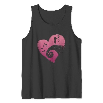 Discover Disneyss The Nightmare Before Christmas Jack And Sally Heart Tank Tops