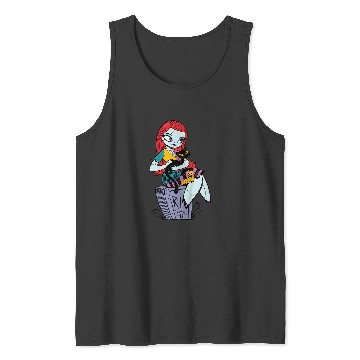 Discover Disneyss The Nightmare Before Christmas Sally And Cat Tank Tops