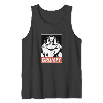 Discover Disney Snow White Grumpy Streetwear Poster Tank Tops