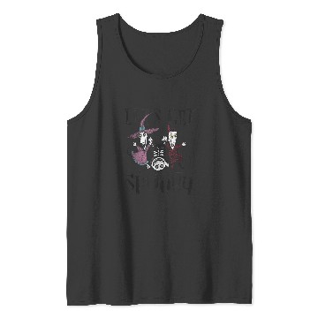 Discover Disneyss The Nightmare Before Christmas Lets Get Spooky Logo Tank Tops