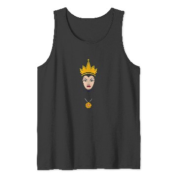 Discover Disneys Villains Evil Queen Big Face Tank Tops
