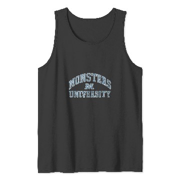 Discover Disney Pixar Monsters University Simple Collegiate Tank Tops