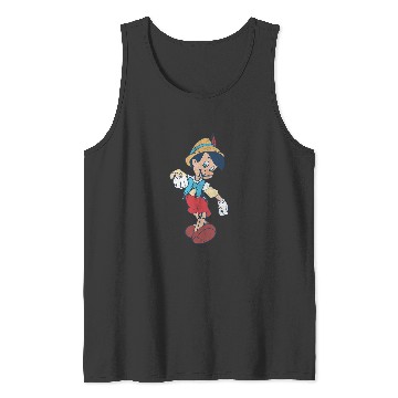 Discover Disney Pinocchio Vintage Portrait Tank Tops